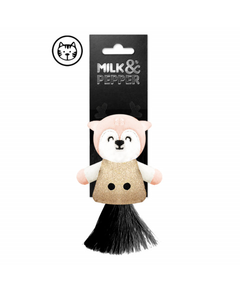 Milk & Pepper Lisette Deer Cat Toy – with Catnip - Image 2
