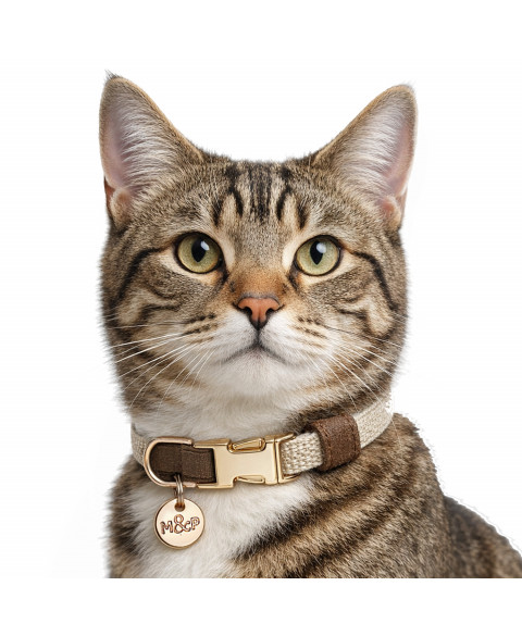 Milk & Pepper Madura Adjustable Cat Collar - Image 3