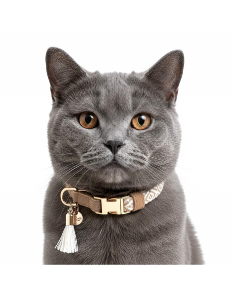 Milk & Pepper Oroko Adjustable Cat Collar - Image 3