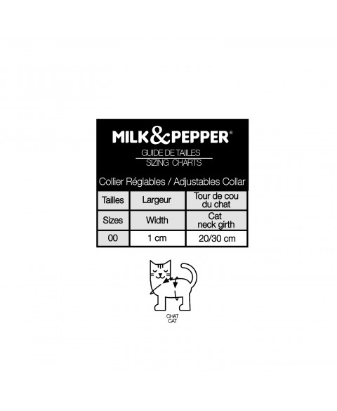 Milk & Pepper Becky Adjustable Cat Collar - Image 4